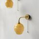 Vintage wall lamp with pull switch
