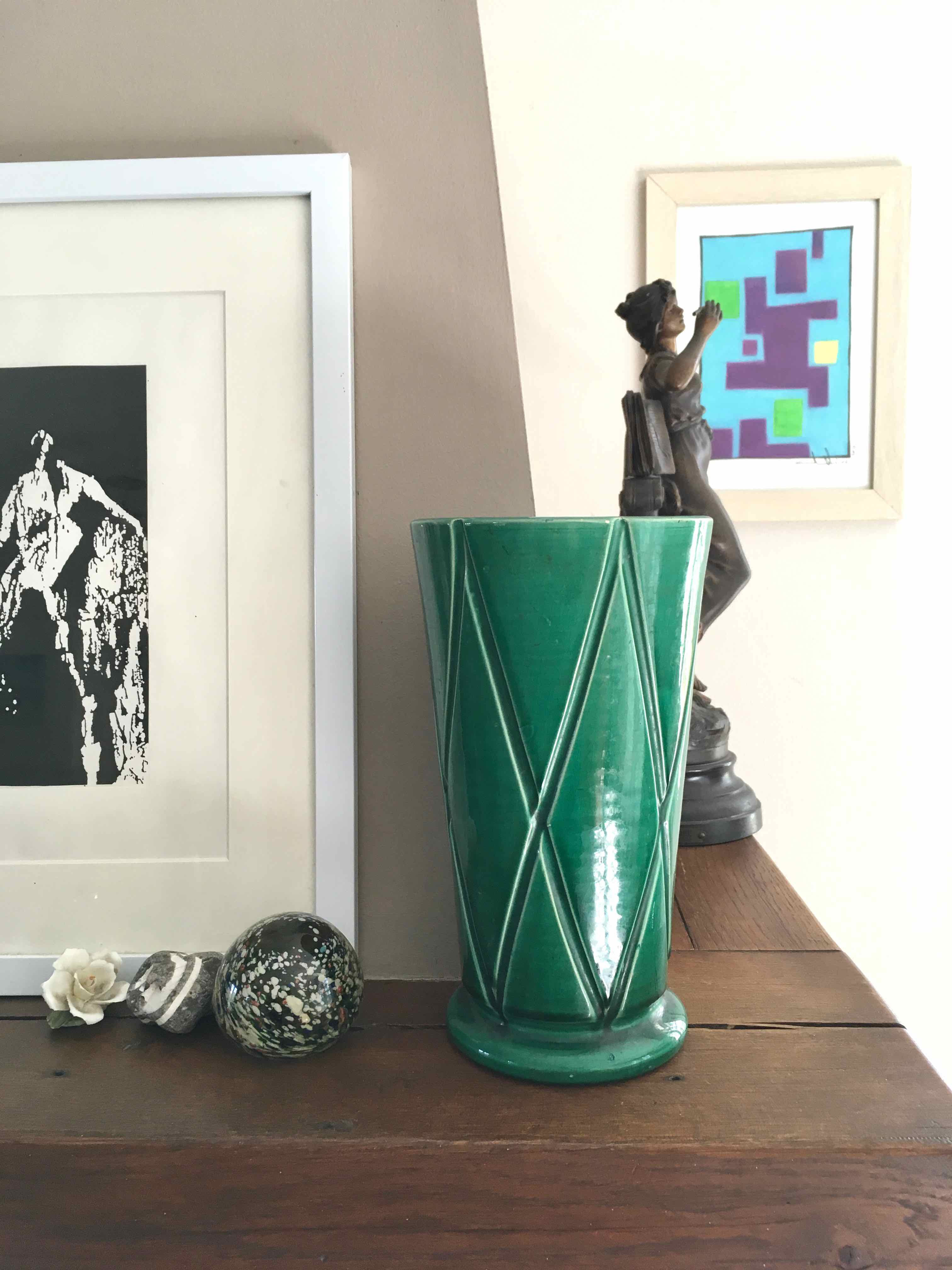 Ceramic vase Cerenne Vallauris