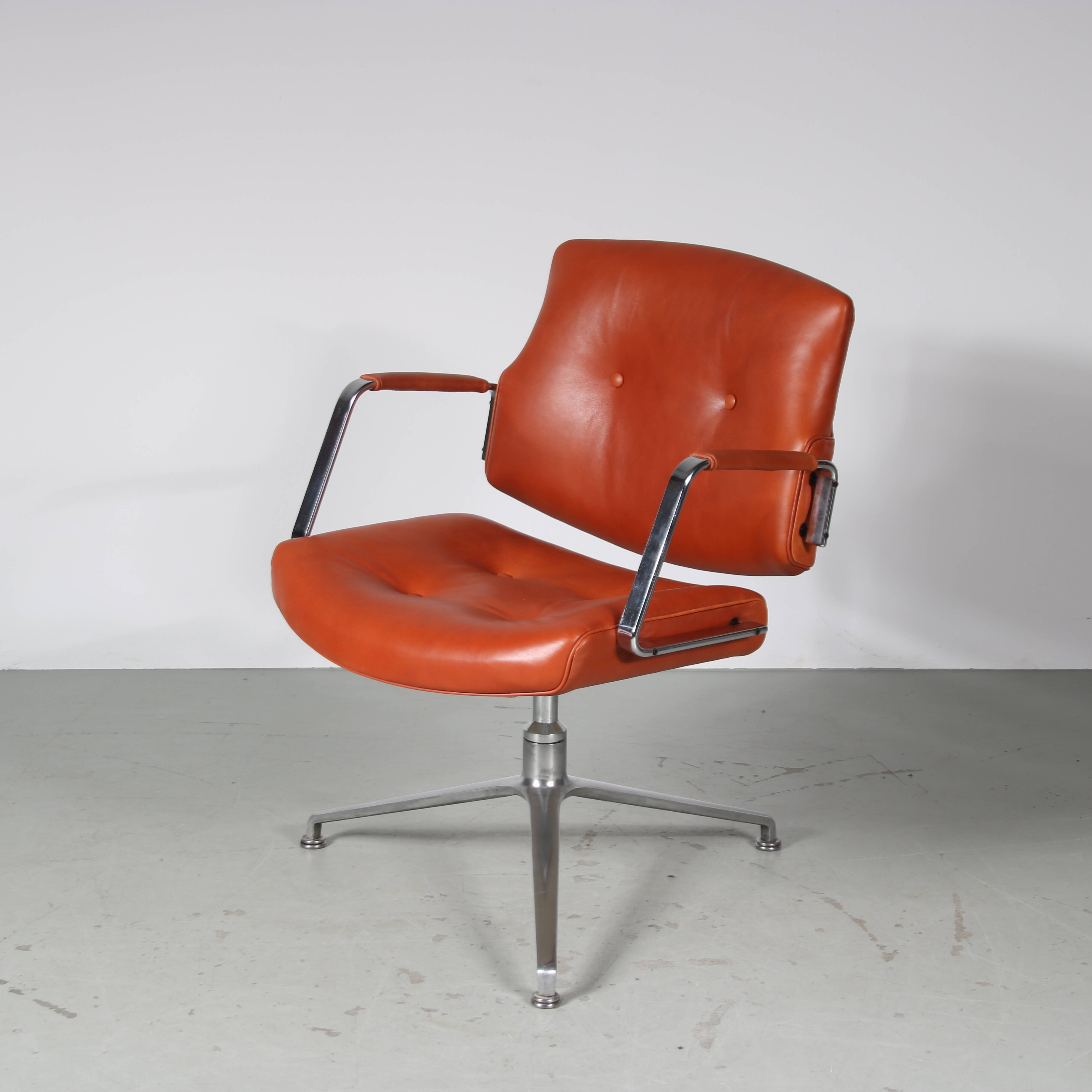 Chair by Preben Fabricius & Jorgen Kastholm for Kill International, Denmark 1970