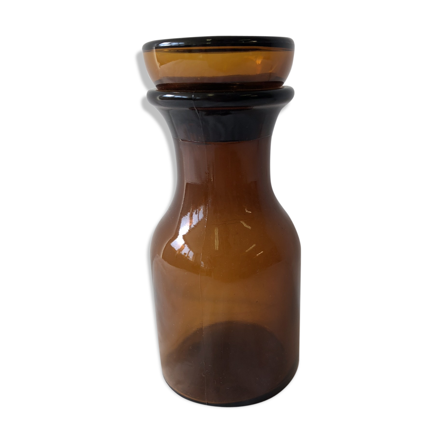 Old pot smoked glass washing