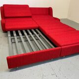 Red Apollo extendable sofa