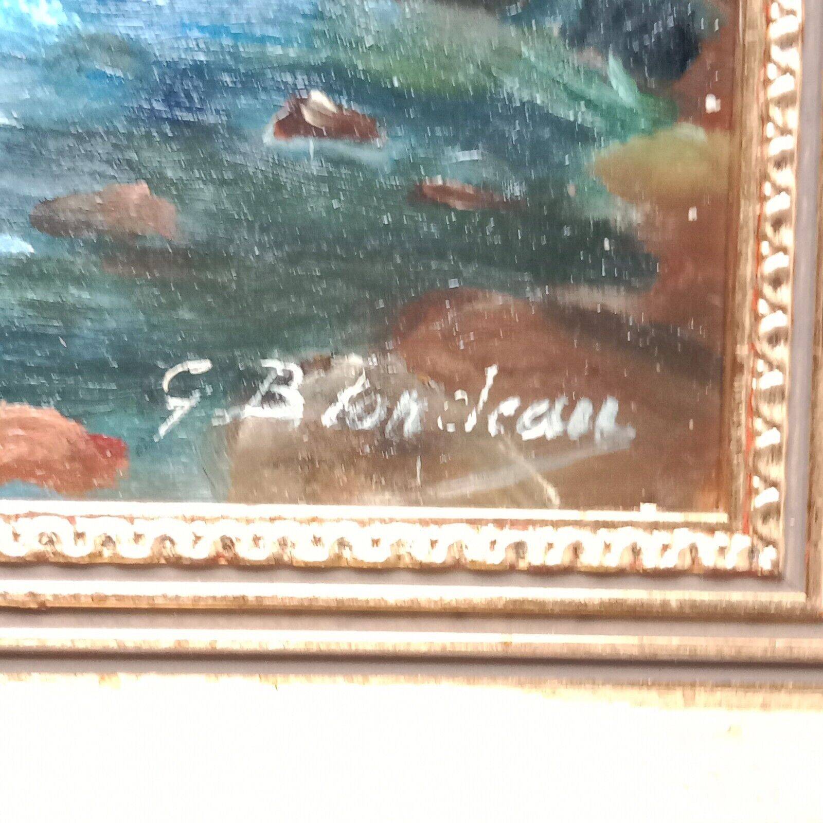 Landscape in the Forest, Painting by Gaston Blondeau (1886-1979)