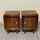 Comodini Art Déco, Italia, anni '30, set di 2