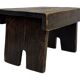 Antique stool footstool 1940s wooden plant table