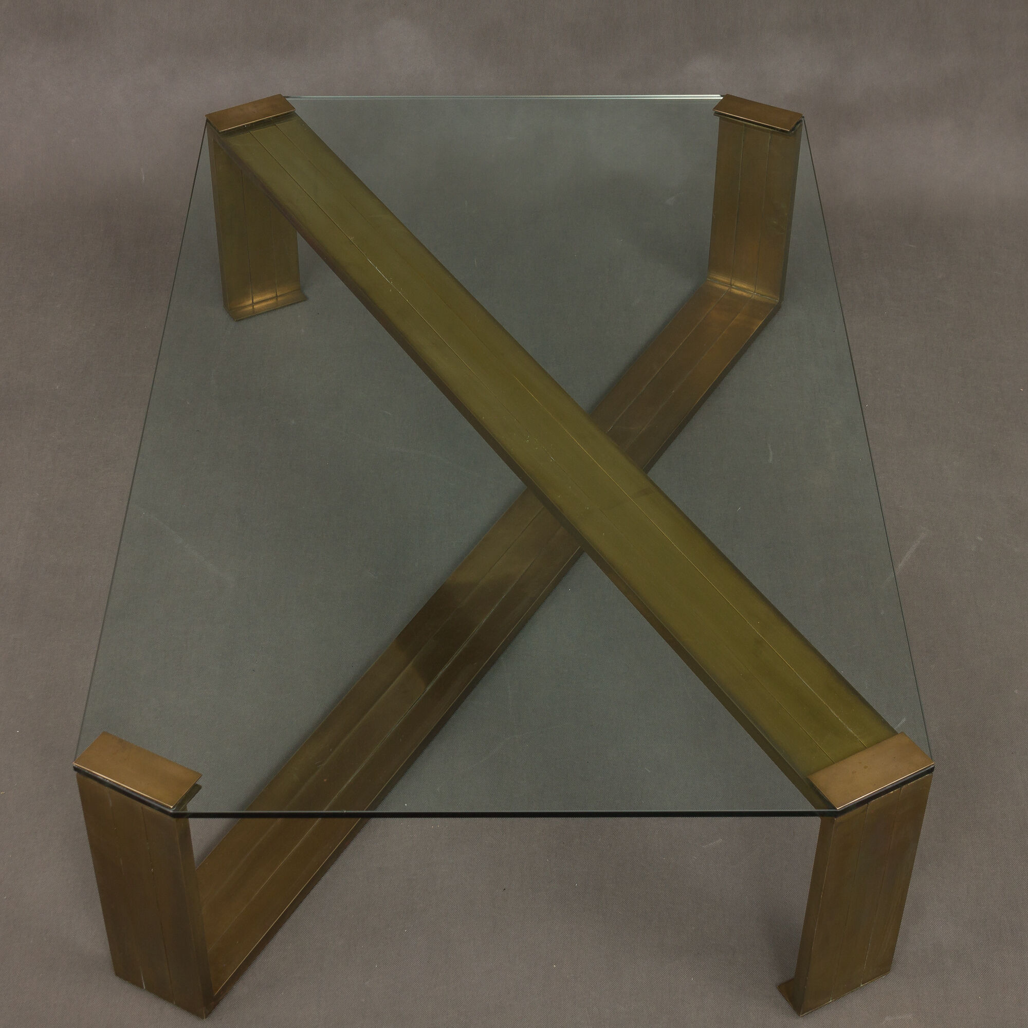 Romeo Rega brass coffee table