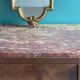 Art deco dresser, top pink marble 30s
