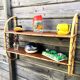 Rattan “arc” shelf