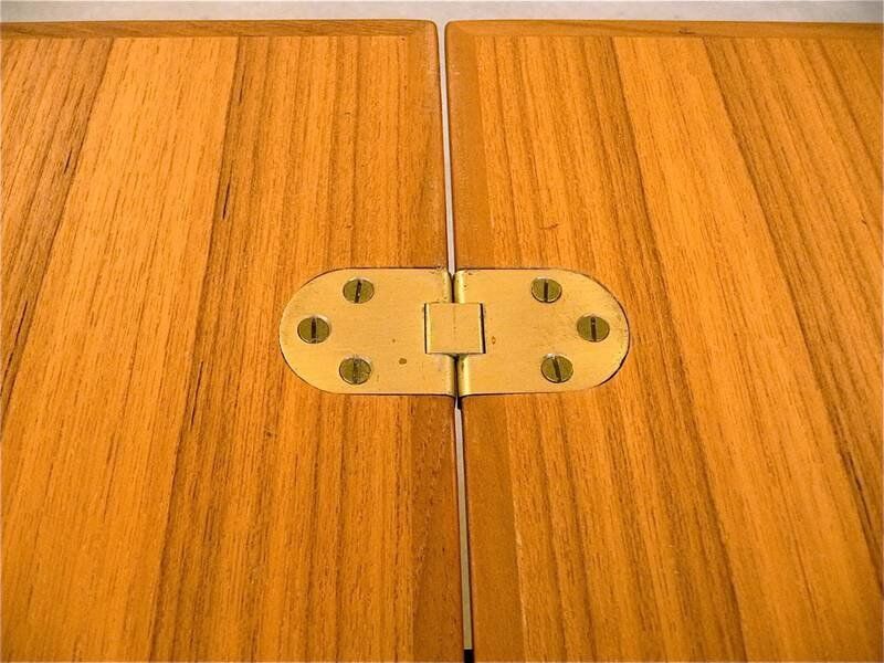 Danish folding table top serving trolley in teak from Arrebo Møbler, 1960s