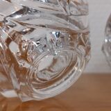 3 candle holders cristal d'arques "royal" model