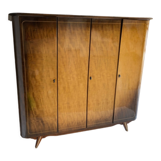 Armoire vintage pieds compas