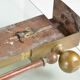 Barre , devanture de cheminée en bronze