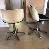 Pair of Modus swivel chairs by Osvaldo Borsani