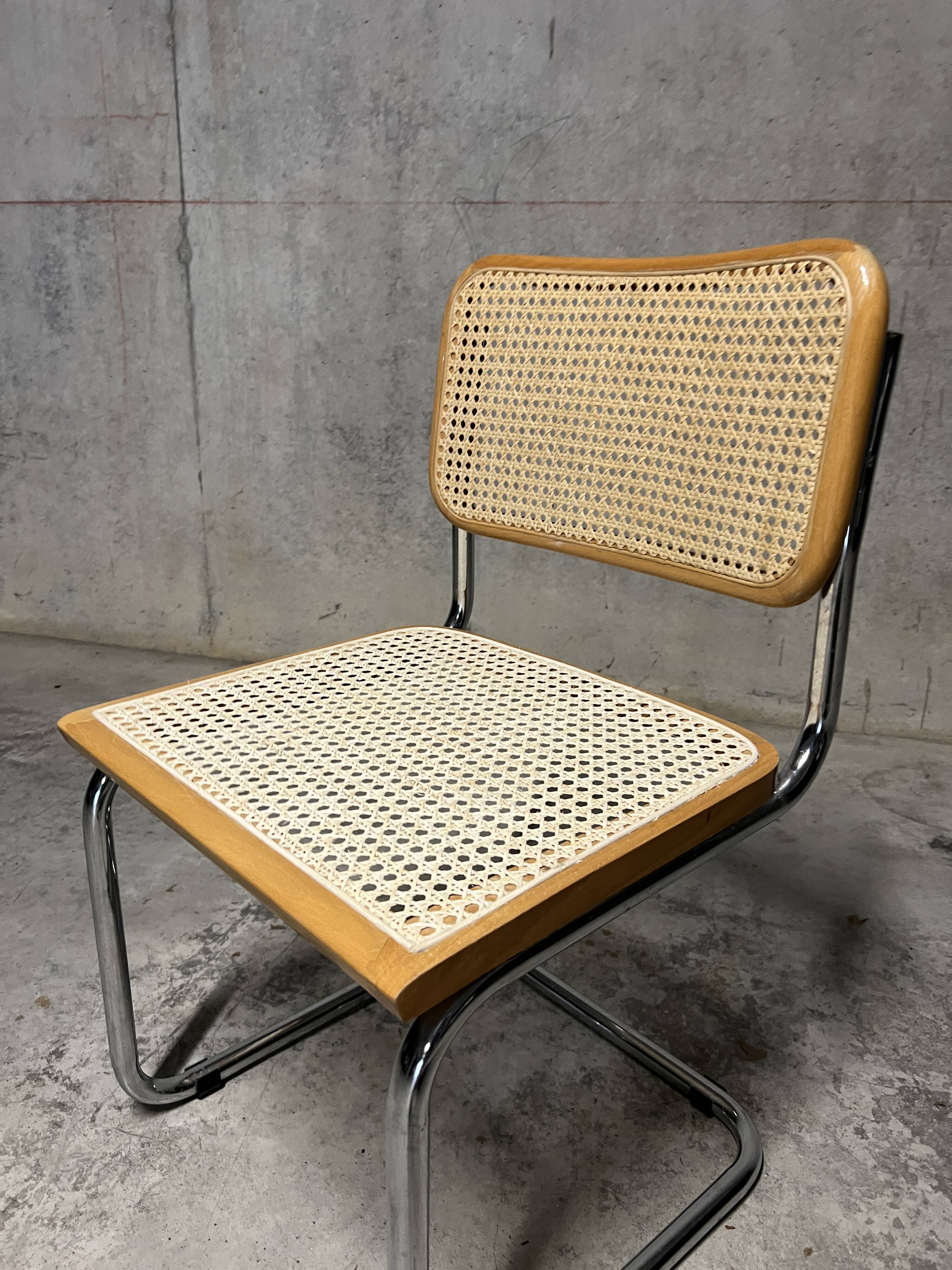 Chaise Cesca B32 Marcel Breuer années 70