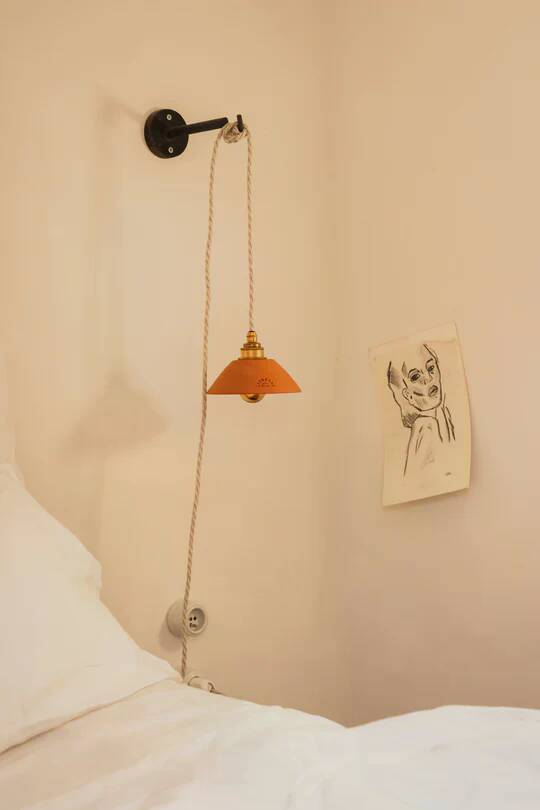 PITCHOUN - Red terracotta - Portable lamp