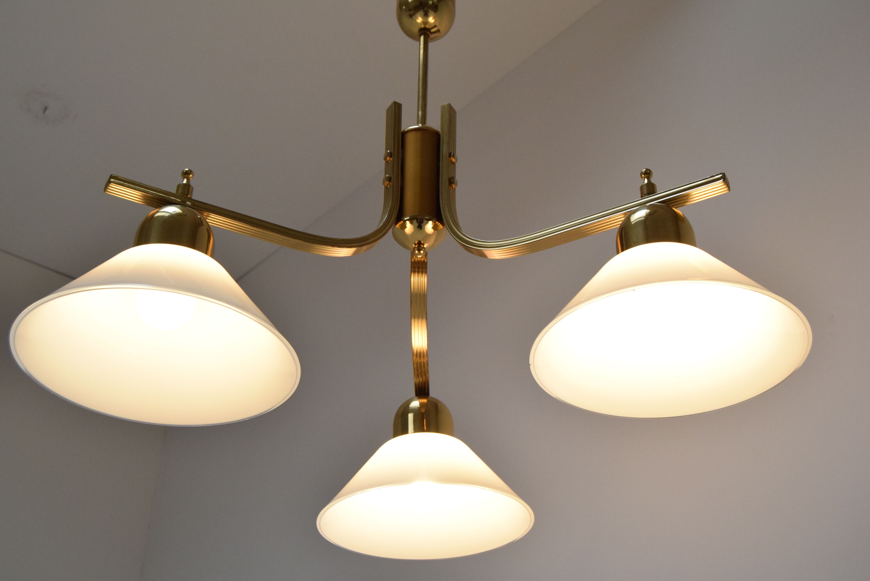 Mid-century design Chandelier,1980's.