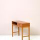 Vintage teak console with drawer