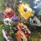 Painting on canvas bouquet of flowers