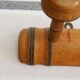 Old wooden coat rack