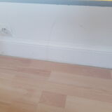 Vintage industrial coffee table metal and glass