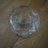 Bougeoir en verre Feuille