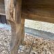 Old oak farmhouse bench measuring 230 cm