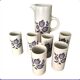 St Amand earthenware orangeade set