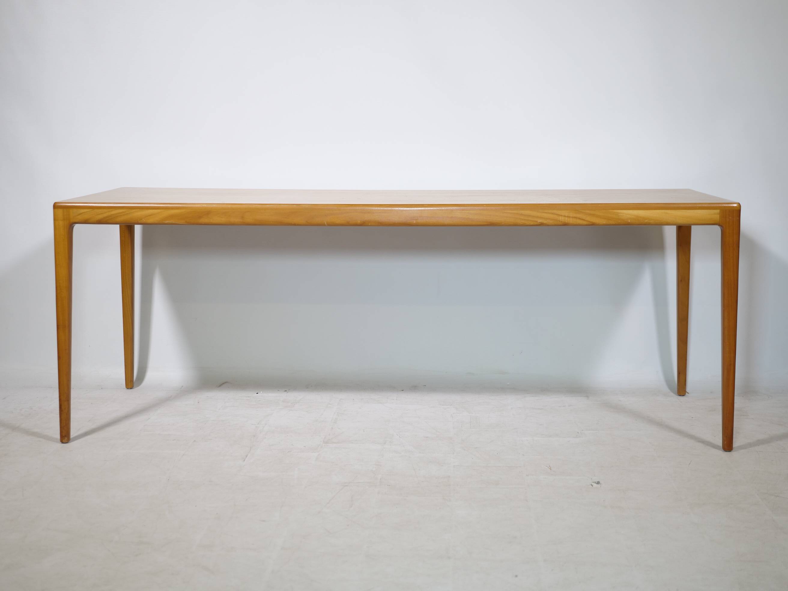 Beech Side Table by Hartmut Lohmeyer for Wilkhahn, 1960s