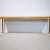 Beech Side Table by Hartmut Lohmeyer for Wilkhahn, 1960s