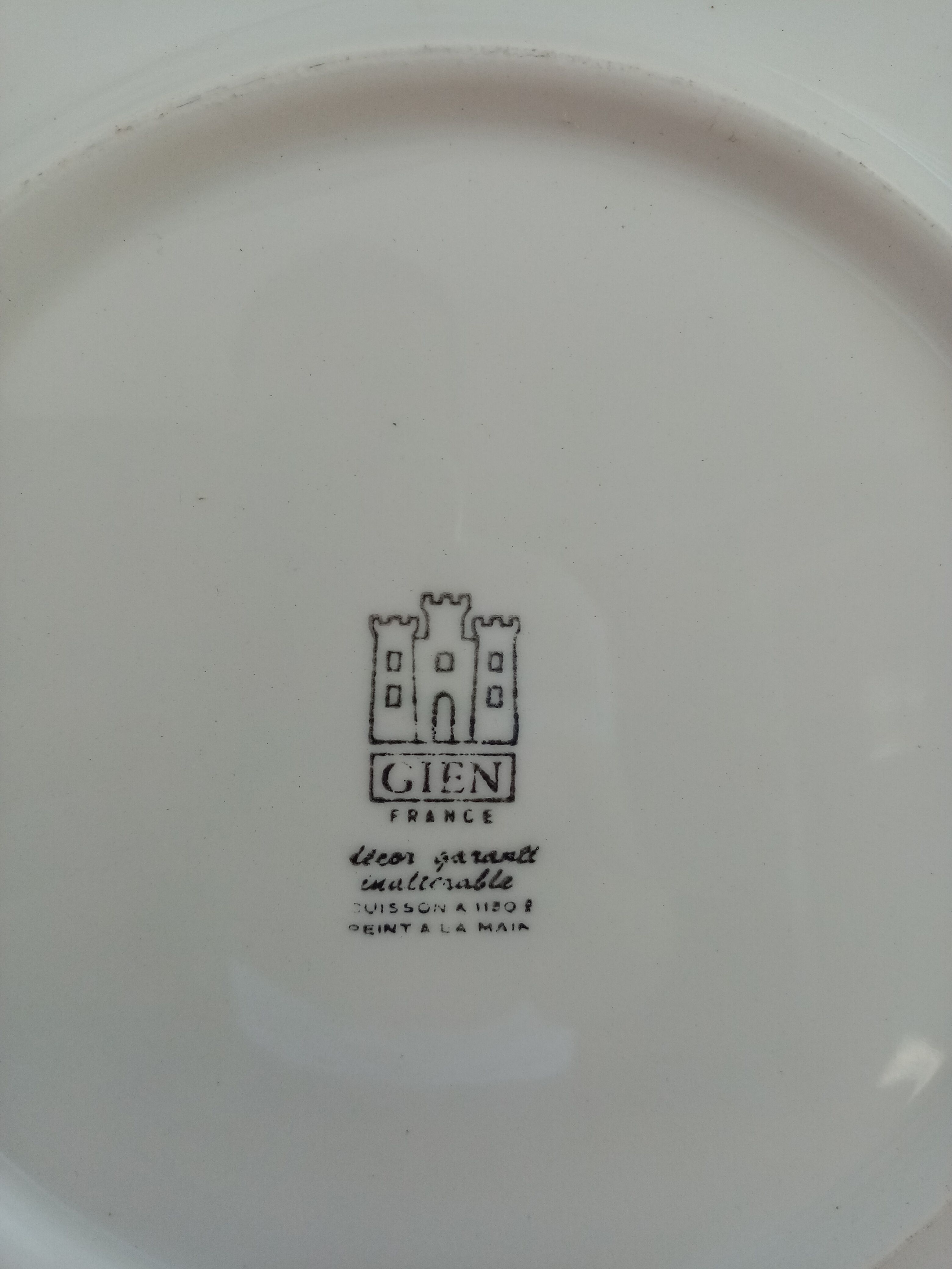 Gien earthenware dish