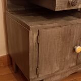 Bleached grey skateboards