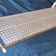 Brass and perforated metal coat and hat rack, 1960s