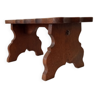 Vintage oak stool