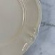 Sarreguemines Digoin — Ivory presentation plate, scalloped edge