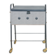 German sewing table on Wheels from the 1970s