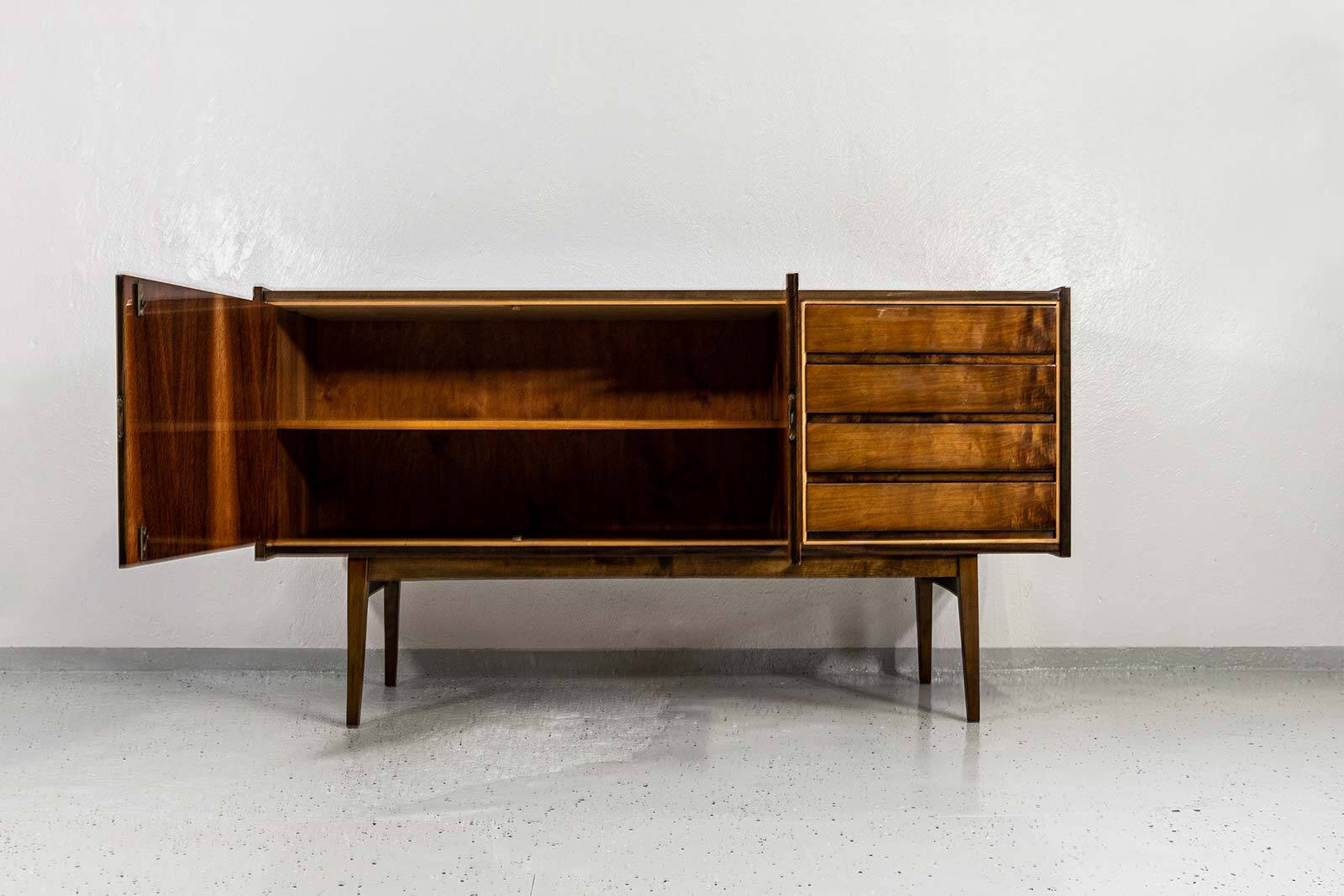 Vintage sideboard by S. Albracht by BZD, Poland, 1970s