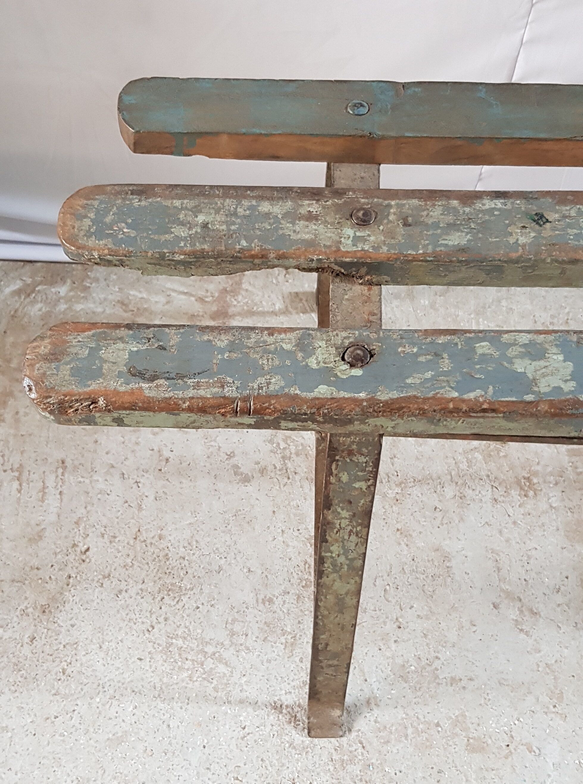 Former clubhouse bench