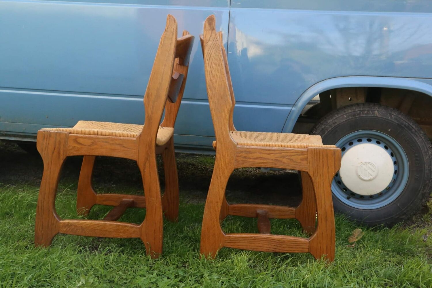 Set of 2 Guillerme and Chambon chairs