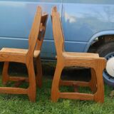 Set of 2 Guillerme and Chambon chairs