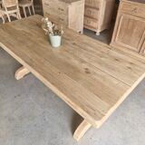 Reclaimed solid oak farmhouse table