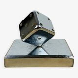 Art Deco sculpture in chrome metal