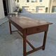 Rustic monastery farmhouse table, antique, 19th century, made of walnut.