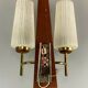 60s 70s wall light wall lamp lamp wall bag lamp teak design 60s 70s