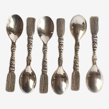 SILEA teaspoons, 1970s in silver metal