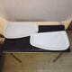 Set of 2 shelves vintage bathroom shelves 50s
