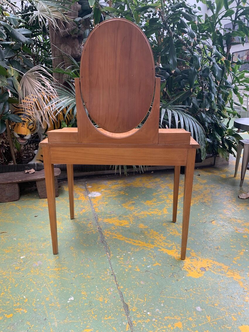 Vintage wood dressing table
