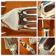 Christofle Perles, 72-piece cutlery set in silver-plated metal, excellent condition.