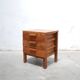 Meuble d'appoint chevet vintage en bois