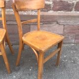 3 vintage baumann bistro chairs