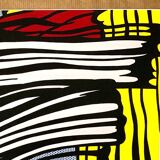 Original pop-art poster, reissue by Roy Lichtenstein "little big painting 1965"