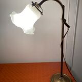 Antique tulip lamp